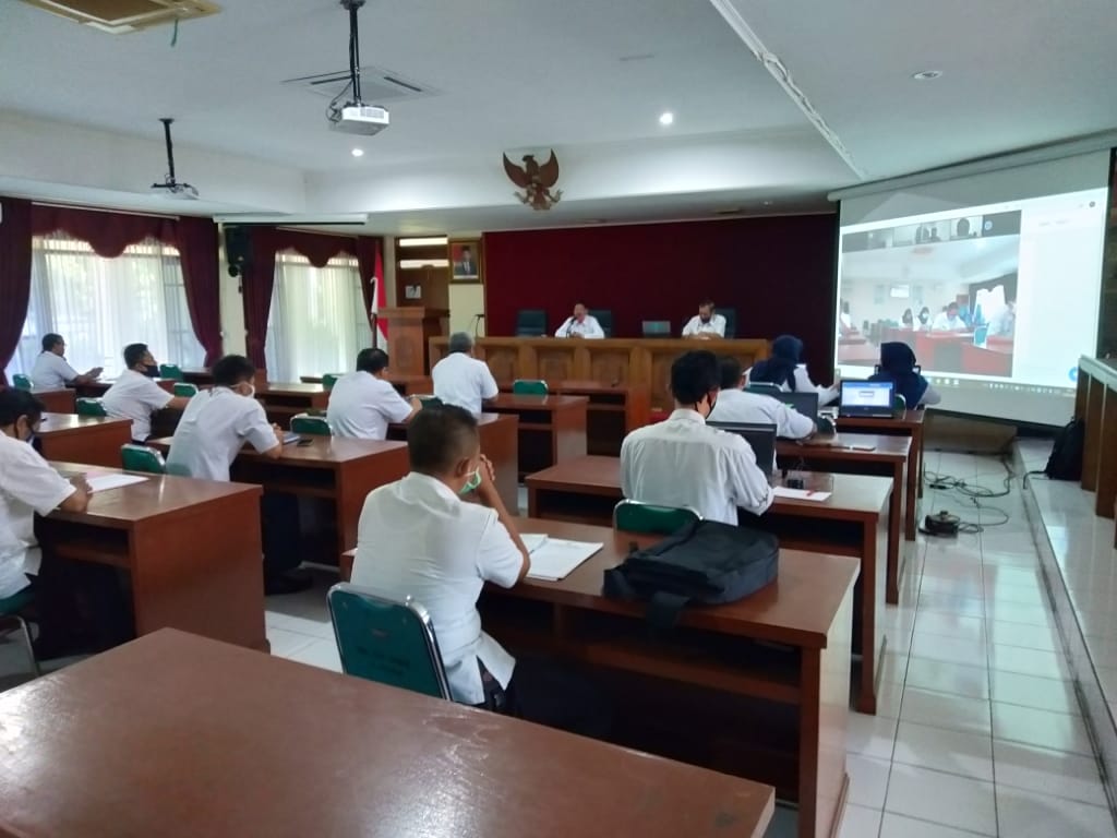 Rapat Pra Finalisasi Standar Satuan Harga Barang/Jasa dan Standar Biaya Jasa Penunjang Kegiatan Tahun 2021 (13 Mei 2020)