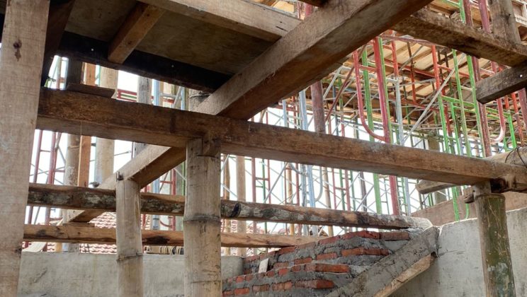 Monev Progres Pembangunan Gedung Kelurahan Sukowinangun