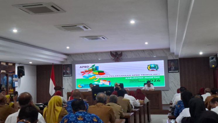 Rapat Evaluasi Pelaksanaan APBD Kabupaten Magetan TW 1
